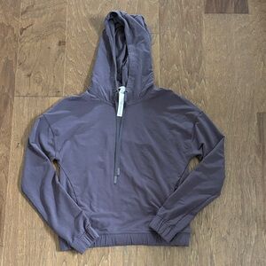 Lululemon Purple Hooded Vented Back Sweatshirt. Size 4.